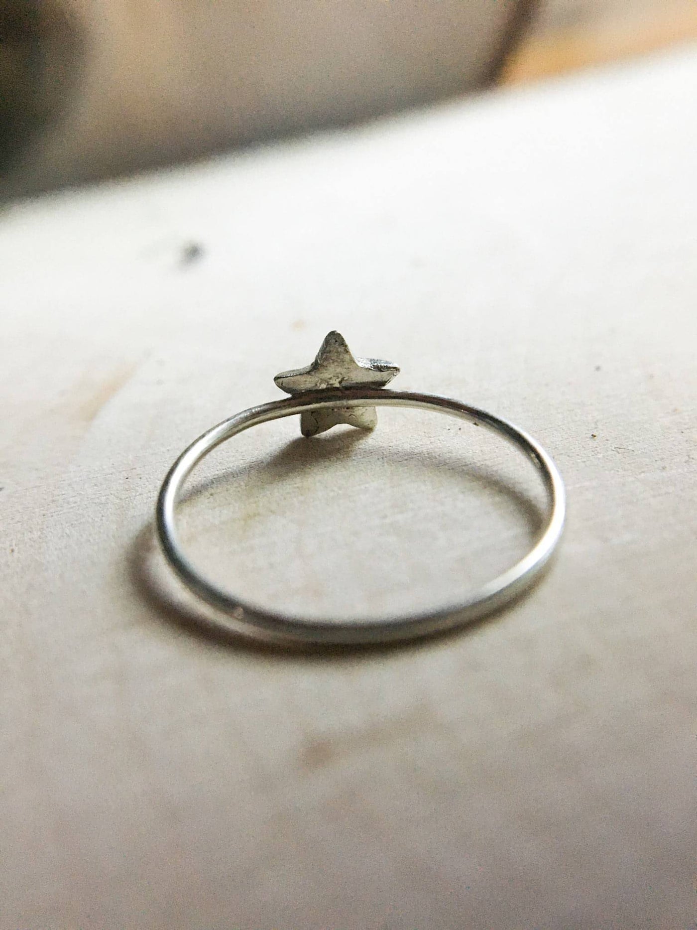 To Catch a Falling Star Ring - Silver Lily Studio
