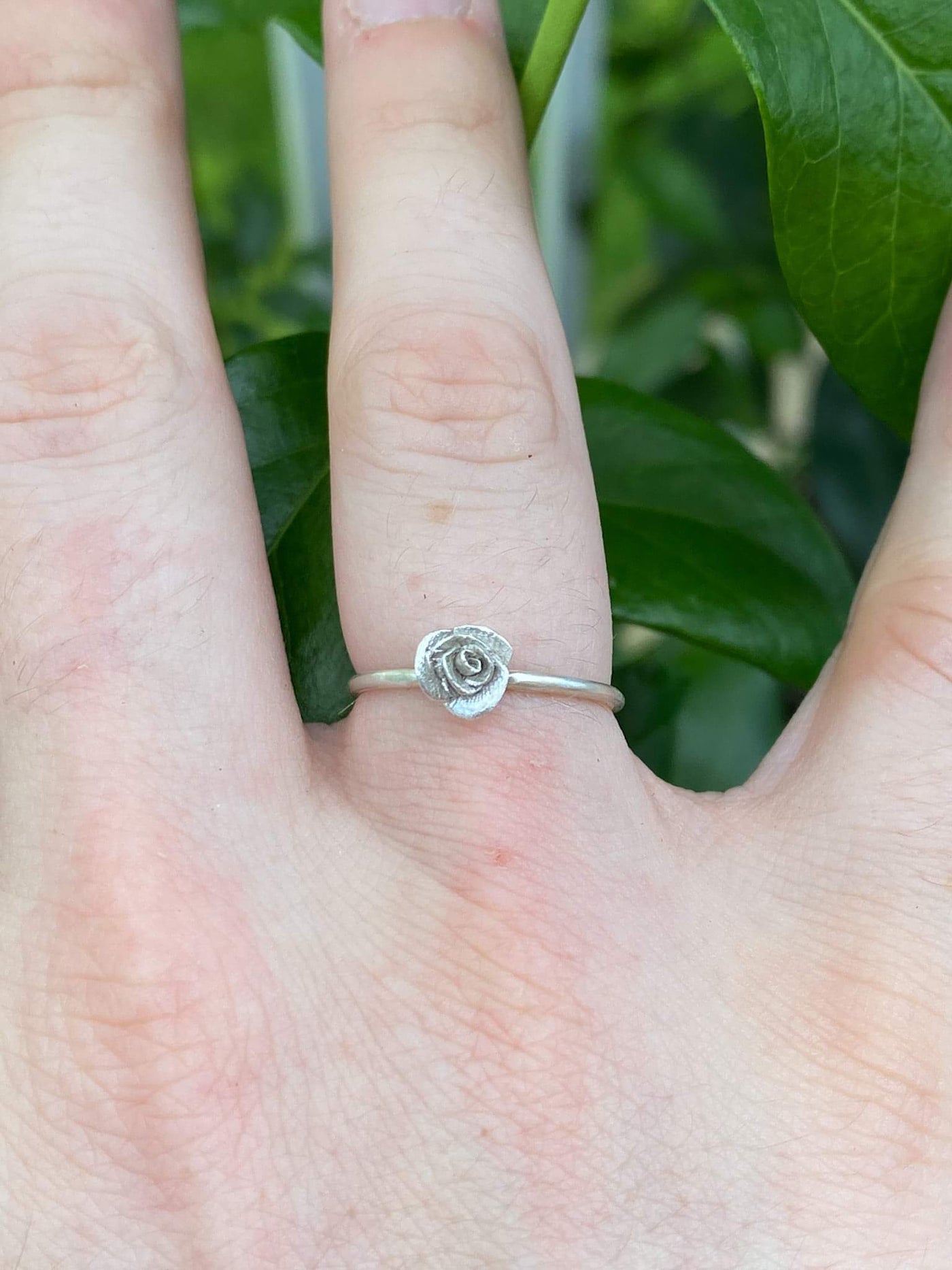 Rose Bud Ring - Silver Lily Studio