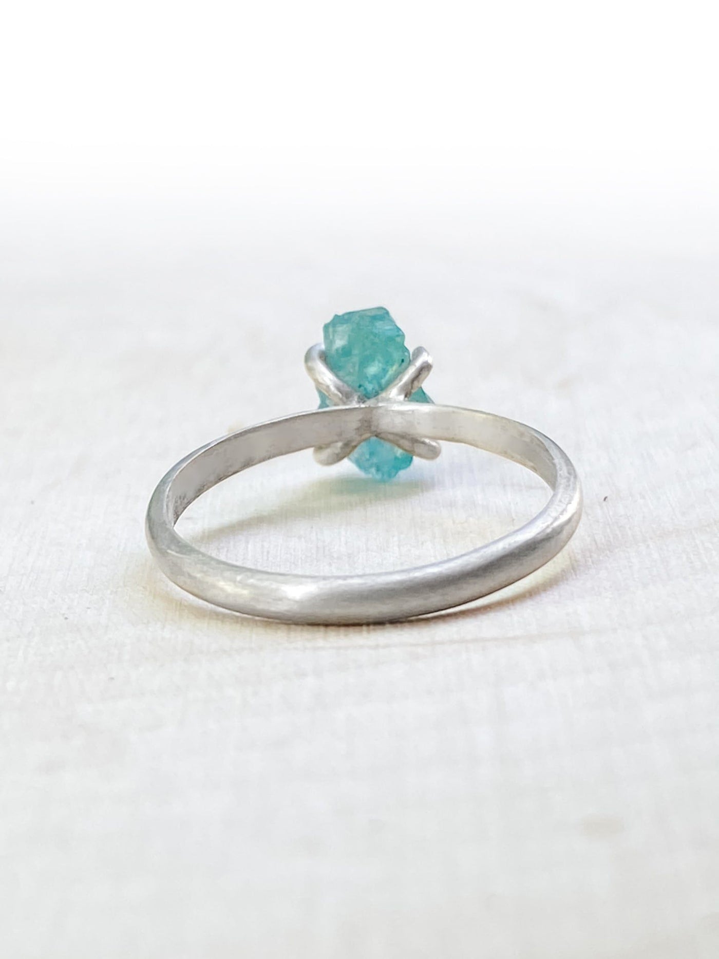 The Selkie Raw Apatite Ring