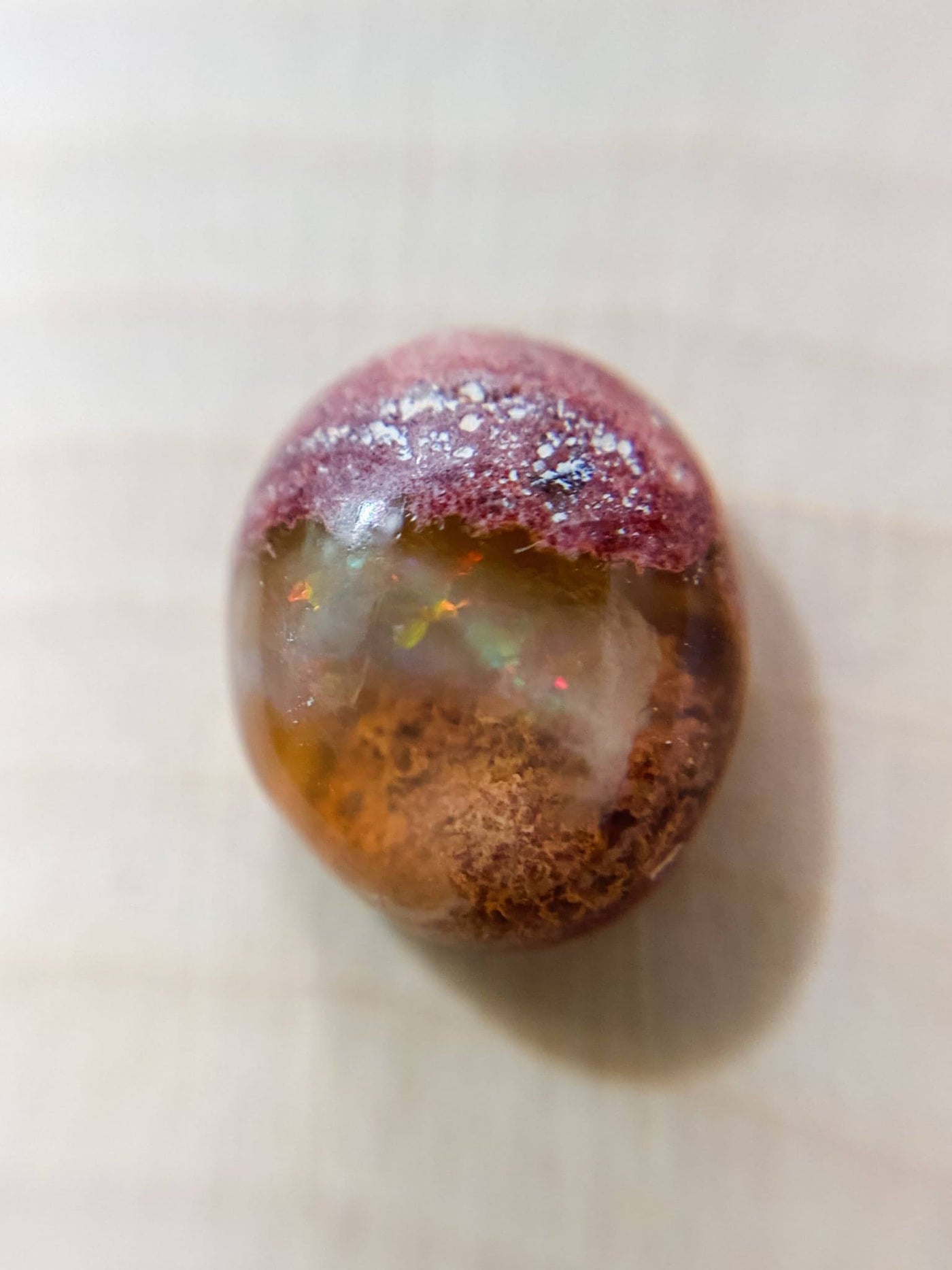 Furno, Fire Dragon Egg Opal Ring