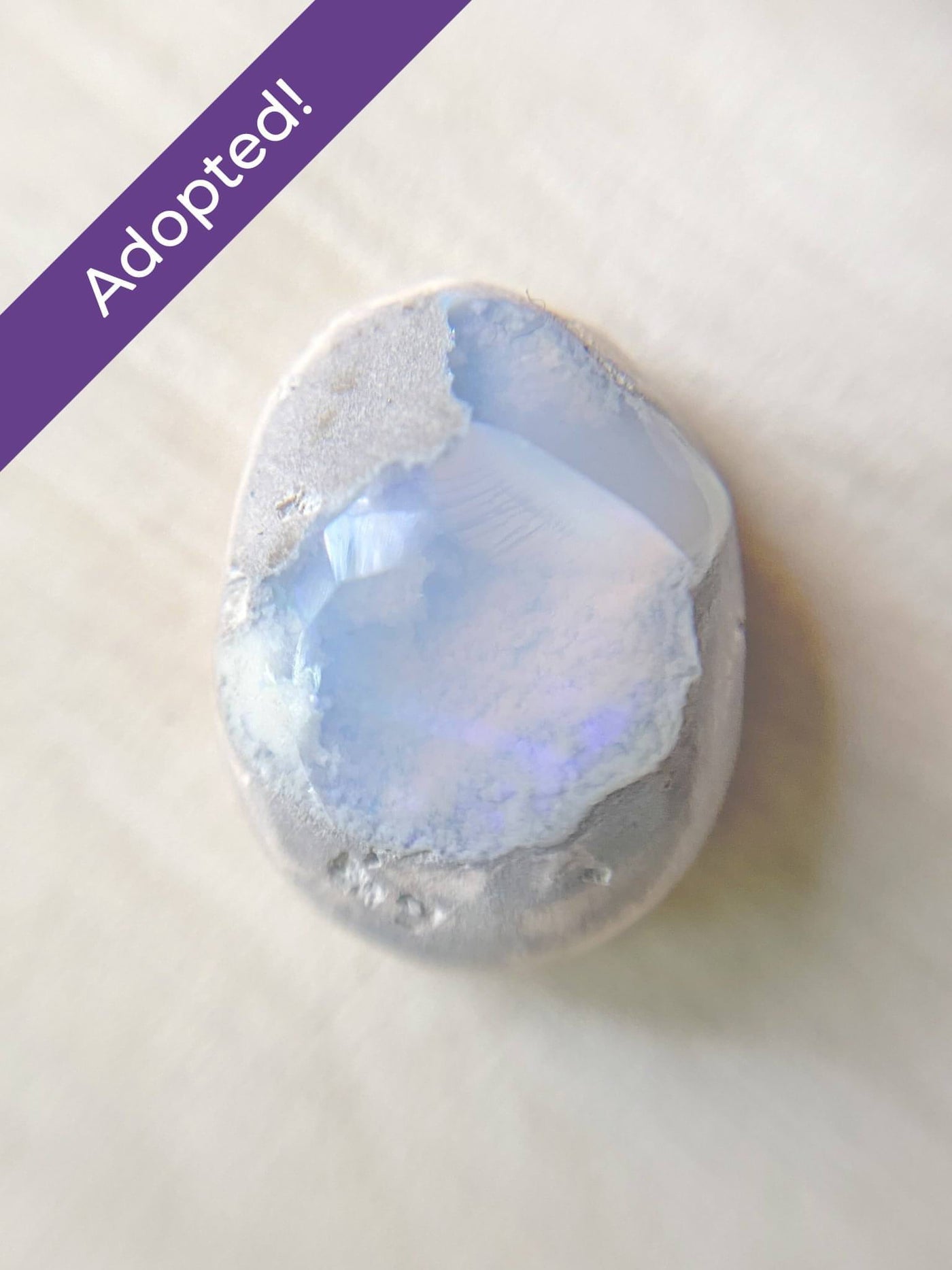 Flurris, Ice Dragon Egg Opal Ring