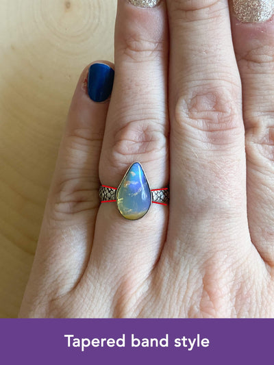 Scaldor, Fire Dragon Egg Opal Ring