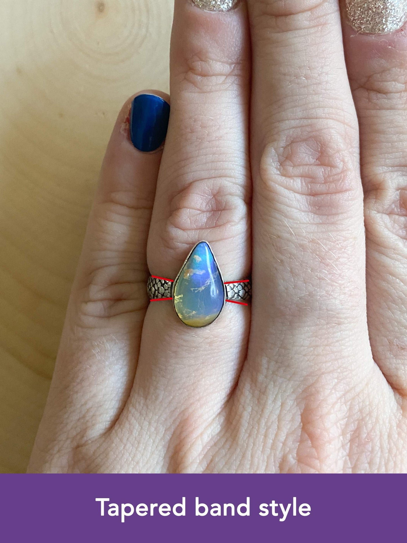 Exalos, Air Dragon Egg Opal Ring