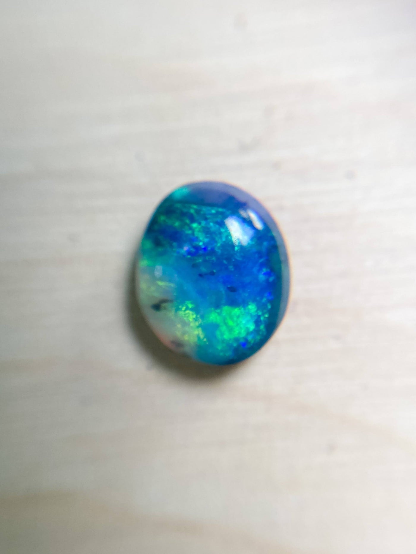 Seline, Water Dragon Egg Opal Ring