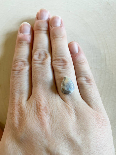 Firn, Ice Dragon Egg Opal Ring